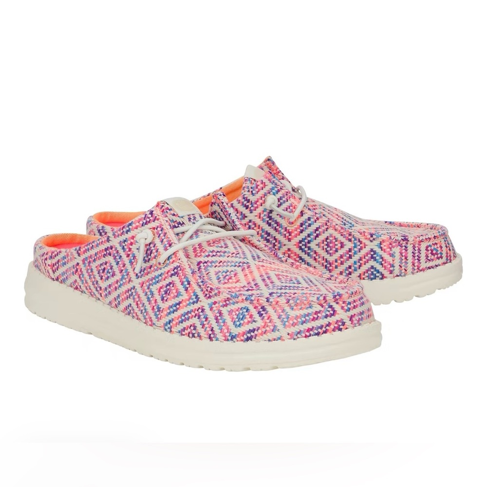 Hey dude Wendy Slip Surf Baja Colorful Slip-On Women's Shoes size 8